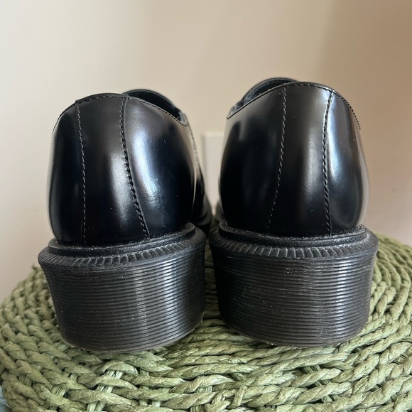 Dr.Martens Rosyna Black Leather Slip-on Shoes - Picture 6 of 15